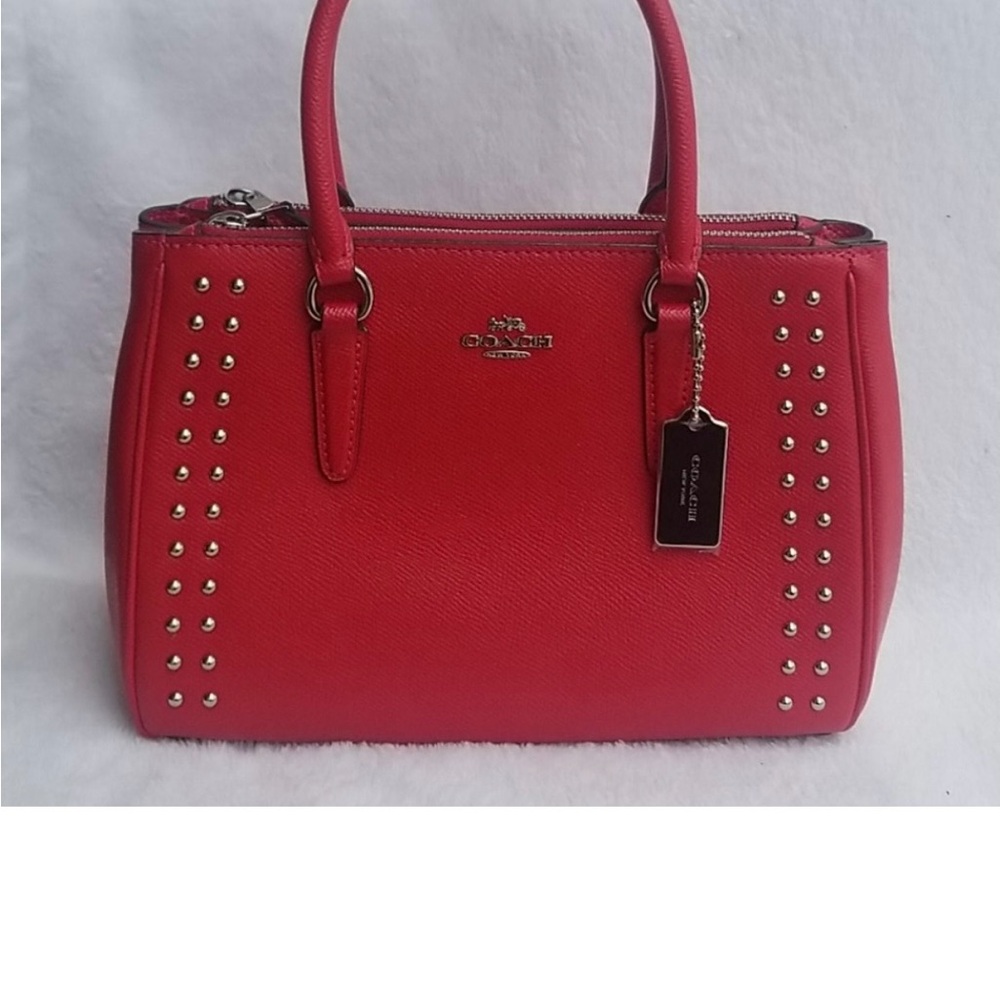 Coach Mini Surrey Carryall with Rivets - Picture 4 of 11
